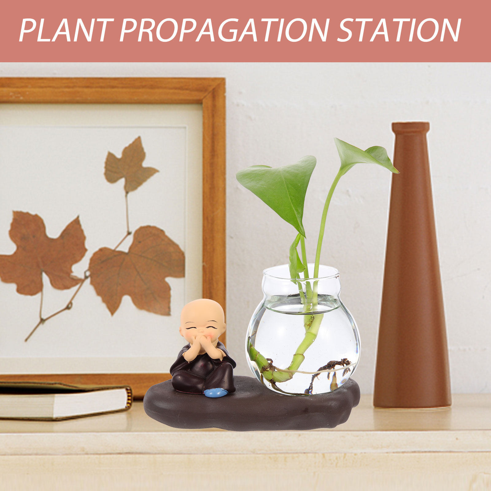 Propagation Station Vase - 2 Adet Reçine Çiçek Vazosu, Hidroponik
